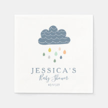 Aangepast Baby shower Whimsical Cloud regendruppel