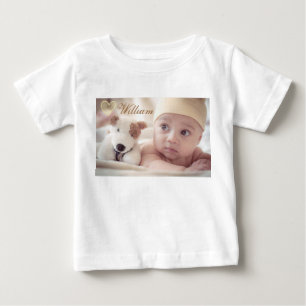 aangepast baby t-shirt met foto
