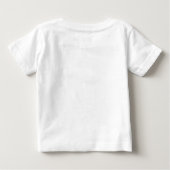 Aangepast Baby T-shirt met fototekst - Uw eigen on (Achterkant)