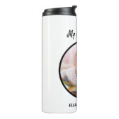 Aangepast Baby Toddler Child Photo Template Therma Thermosbeker (Gedraaid links)