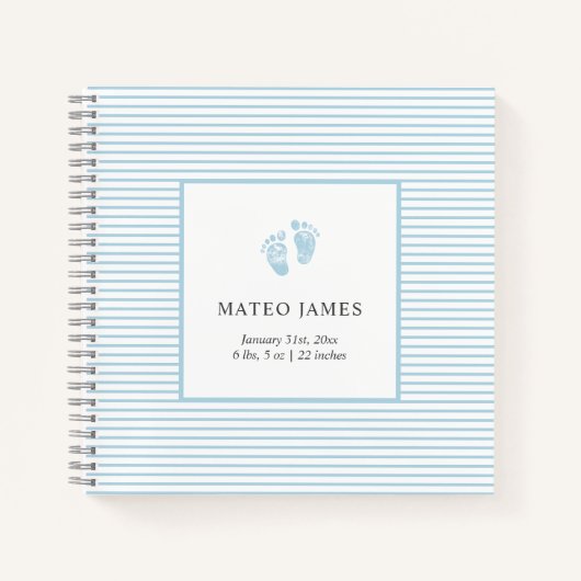 Aangepast Baby voor Baby-driepijprecord Notitieboek (Voorkant)
