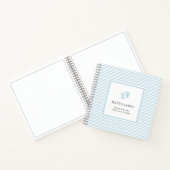 Aangepast Baby voor Baby-driepijprecord Notitieboek (Binnen)