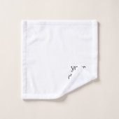 Aangepast Bad Handdoek (Wasdoekje)