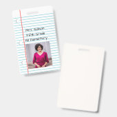 Aangepast Badge (Voor- en achterkant)