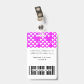 Aangepast Badge (Achterkant met clip)
