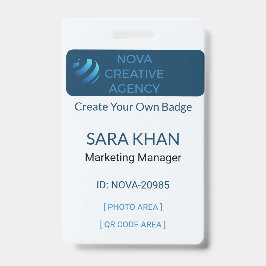 Aangepast badge, badge-identificatie | bedrijfs-ID Badge