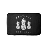 Aangepast badmat voor zwarte en witte ananasappele (Voorkant)