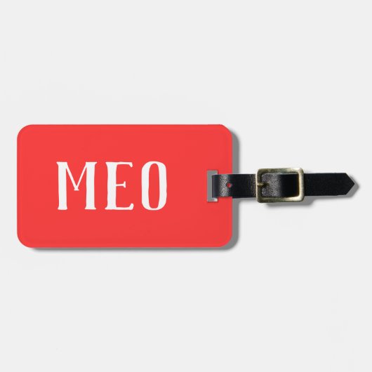 Aangepast Bagagelabel (Voorkant horizontaal)