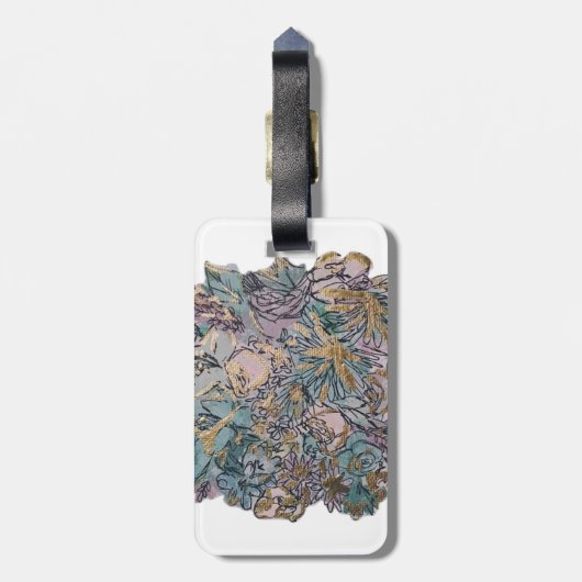 Aangepast Bagagelabel (Achterkant verticaal)