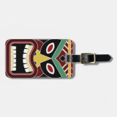 Aangepast bagagelabel 1 voor Tiki Totem (Voorkant horizontaal)