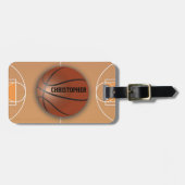 Aangepast Bagagelabel Basketball (Voorkant horizontaal)