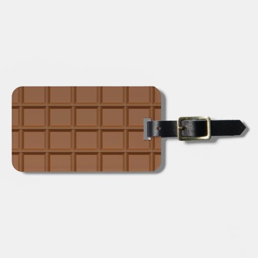 Aangepast bagagelabel Chocolate Bar (Voorkant horizontaal)