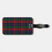 Aangepast Bagagelabel Clan Kilgour Tartan Pset (Achterkant horizontaal)