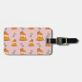 Aangepast Bagagelabel Corgi Butt (Voorkant horizontaal)