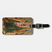 Aangepast bagagelabel "De Maagd en het Kind" (Voorkant horizontaal)