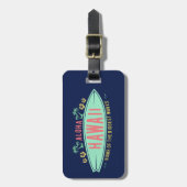 aangepast bagagelabel Hawaiian Surfer (Voorkant verticaal)