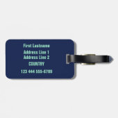 aangepast bagagelabel Hawaiian Surfer (Achterkant horizontaal)