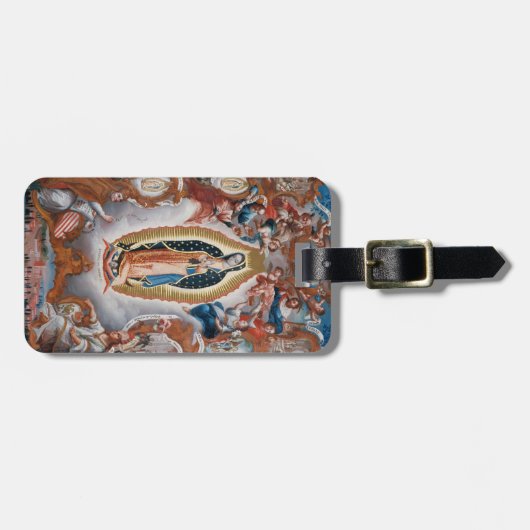 aangepast bagagelabel "Maagd of Guadalupe" (Voorkant horizontaal)