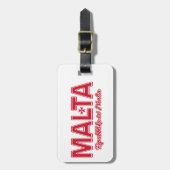 aangepast bagagelabel MALTA (Voorkant verticaal)