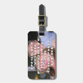 Aangepast Bagagelabel met eigen grafische kaart (Voorkant verticaal)