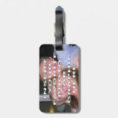 Aangepast Bagagelabel met eigen grafische kaart (Achterkant verticaal)