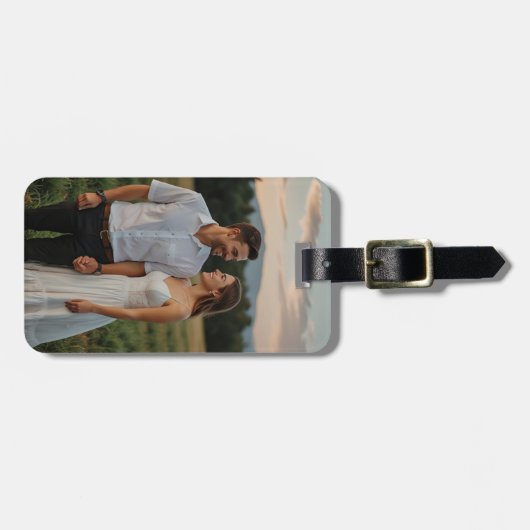 Aangepast Bagagelabel met gepersonaliseerde (Voorkant horizontaal)