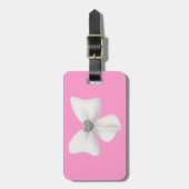 Aangepast Bagagelabel met witte rand (Voorkant verticaal)