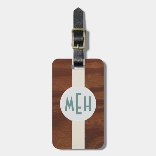 Aangepast Bagagelabel modelhoutpatroonpremie (Voorkant verticaal)