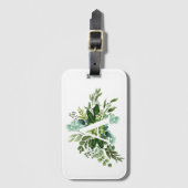 Aangepast Bagagelabel monogram (Voorkant (verticaal))