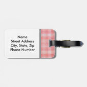 Aangepast Bagagelabel monogram (Achterkant horizontaal)