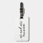 Aangepast Bagagelabel - MR en MRS (Voorkant verticaal)