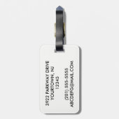 Aangepast Bagagelabel - MR en MRS (Achterkant verticaal)