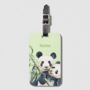 Aangepast Bagagelabel Pandas