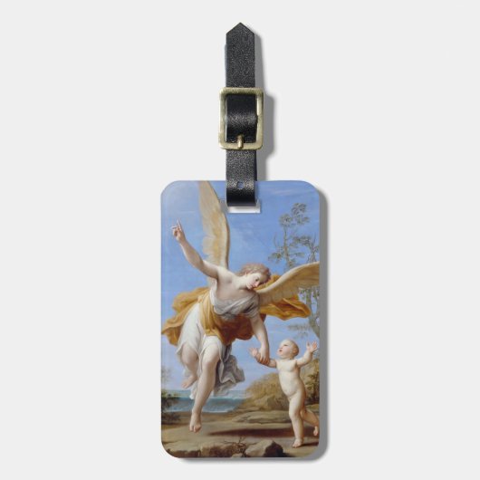 aangepast bagagelabel "The Guardian Angel" (Voorkant verticaal)