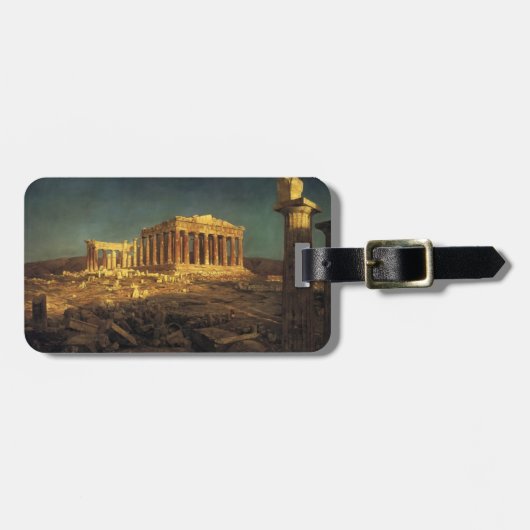 Aangepast bagagelabel van de kerk "Parthenon" (Voorkant horizontaal)