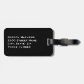 Aangepast Bagagelabel van Groom (Achterkant horizontaal)