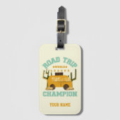 Aangepast Bagagelabel voor aangepaste naam wegreis (Voorkant (verticaal))