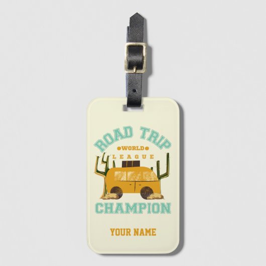 Aangepast Bagagelabel voor aangepaste naam wegreis (Voorkant (verticaal))