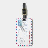 Aangepast Bagagelabel voor  Air Mail Envelope (Voorkant verticaal)