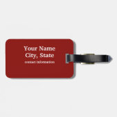 Aangepast Bagagelabel voor Alaska Heart Map (Achterkant horizontaal)