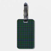 Aangepast Bagagelabel voor Austin Tartan (Achterkant verticaal)