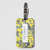 Aangepast Bagagelabel voor de finale gele chinoise (Voorkant (verticaal))