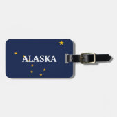 Aangepast Bagagelabel voor de vlag van Alaska (Voorkant horizontaal)