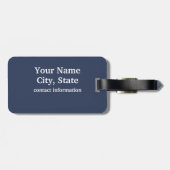 Aangepast Bagagelabel voor de vlag van Alaska (Achterkant horizontaal)