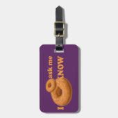 Aangepast bagagelabel voor donut Humor (Voorkant verticaal)