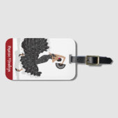 Aangepast Bagagelabel voor Flamenco Dancer (Voorkant (horizontaal))