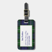 Aangepast Bagagelabel voor forbes met pantserpanne (Voorkant verticaal)