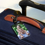 Aangepast bagagelabel voor foto's - bewerkbare tek<br><div class="desc">Pas uw bagagelabel aan uw reiziger aan met een leuke vakantiefoto voor uw gezin. Het maakt het makkelijker om je tas te vinden.</div>