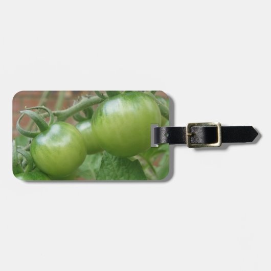 Aangepast Bagagelabel voor groene tomaten (Voorkant horizontaal)