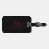 Aangepast Bagagelabel voor hart en nieren (Achterkant horizontaal)